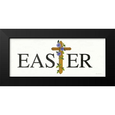 Easter Blessing Saying VI Black Modern Wood Framed Art Print by McKenna, Kathleen Parr