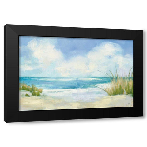 Wind and Waves I Black Modern Wood Framed Art Print by Purinton, Julia