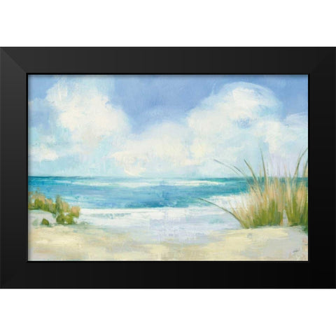 Wind and Waves I Black Modern Wood Framed Art Print by Purinton, Julia