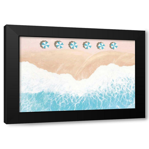 Sky Seaview II Black Modern Wood Framed Art Print by Wiens, James