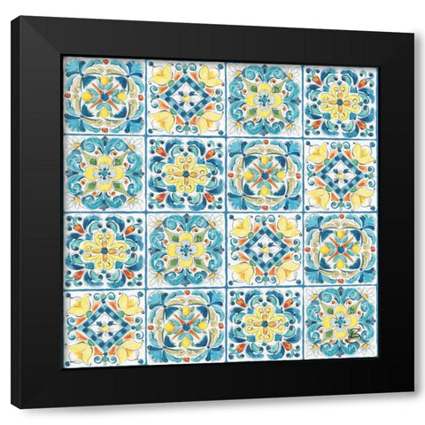 Mediterranean Breeze Step 03A Black Modern Wood Framed Art Print by Brissonnet, Daphne