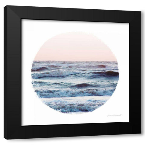 Coastal Colors I Black Modern Wood Framed Art Print by Marshall, Laura