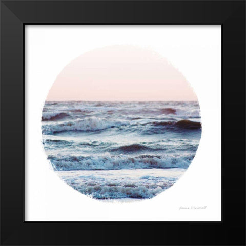 Coastal Colors I Black Modern Wood Framed Art Print by Marshall, Laura