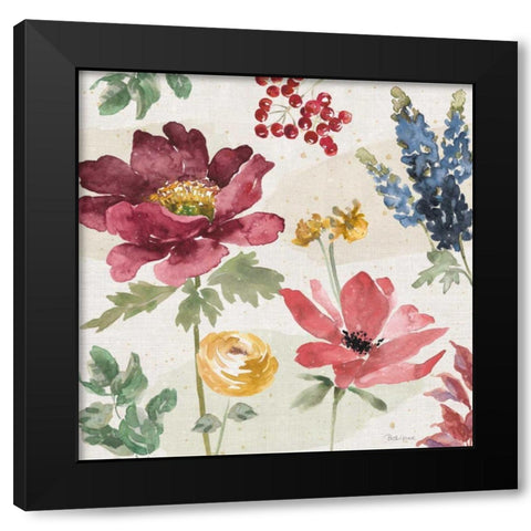 Watercolor Fall II Black Modern Wood Framed Art Print by Grove, Beth