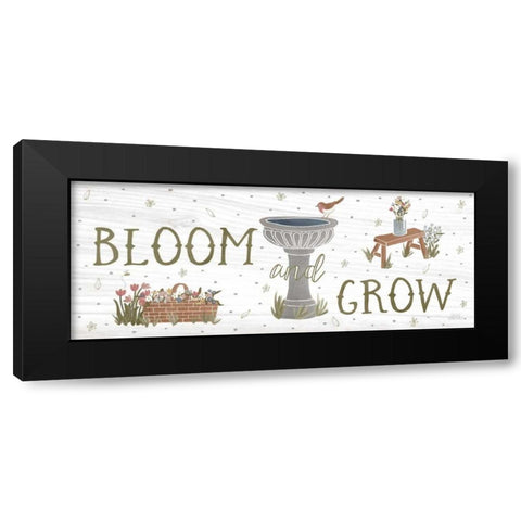 Blooming Garden VIII Black Modern Wood Framed Art Print by Marshall, Laura