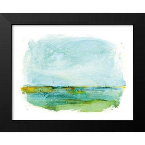 Sea Spray Black Modern Wood Framed Art Print by Averinos, Melissa