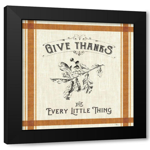 Autumn Farmhouse II Black Modern Wood Framed Art Print with Double Matting by Pela Studio