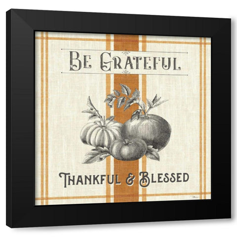 Autumn Farmhouse III Black Modern Wood Framed Art Print with Double Matting by Pela Studio