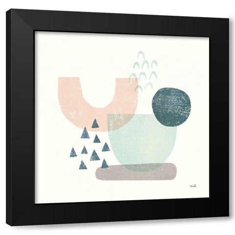 Happy Thoughts II Black Modern Wood Framed Art Print by Hershey, Moira