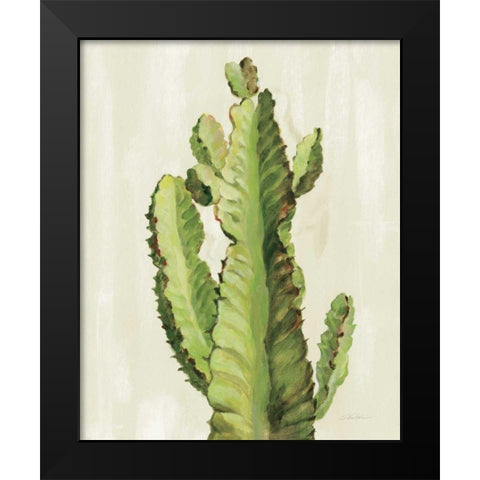 Front Yard Cactus II Black Modern Wood Framed Art Print by Vassileva, Silvia