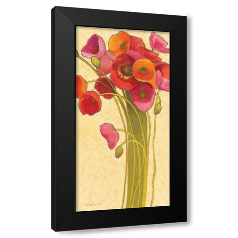 Amapola Barcelona I  WAG Black Modern Wood Framed Art Print by Novak, Shirley
