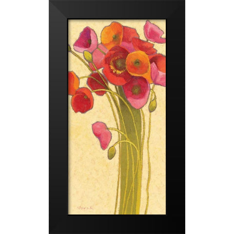 Amapola Barcelona I  WAG Black Modern Wood Framed Art Print by Novak, Shirley