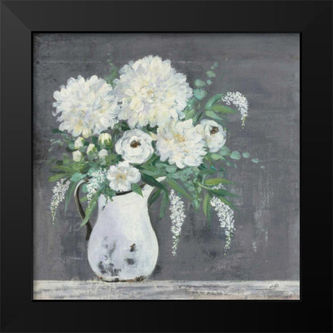Late Summer Bouquet I Black Modern Wood Framed Art Print by Purinton, Julia