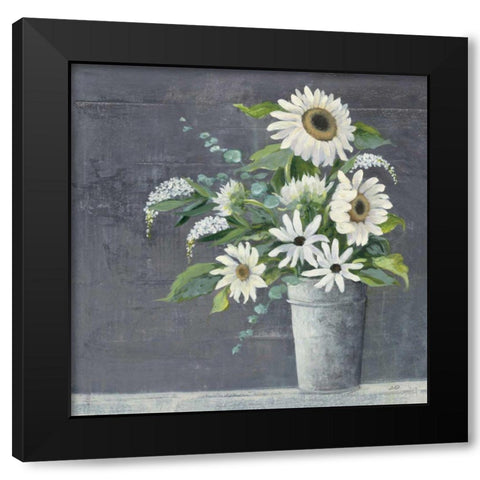 Late Summer Bouquet II Black Modern Wood Framed Art Print with Double Matting by Purinton, Julia