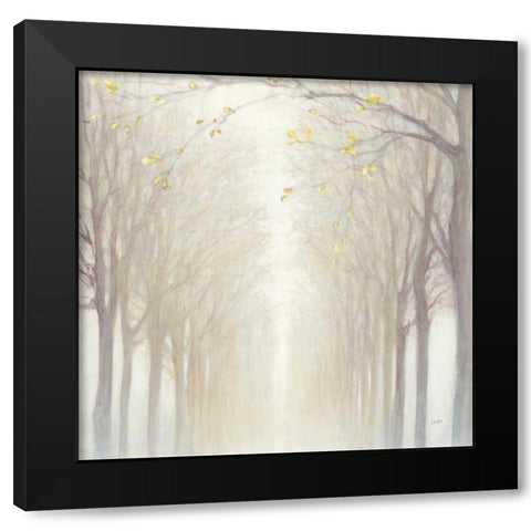 Misty Black Modern Wood Framed Art Print by Purinton, Julia