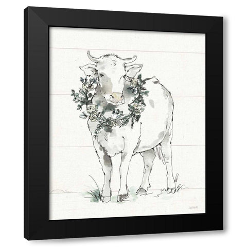 Modern Farmhouse X Black Modern Wood Framed Art Print with Double Matting by Tavoletti, Anne