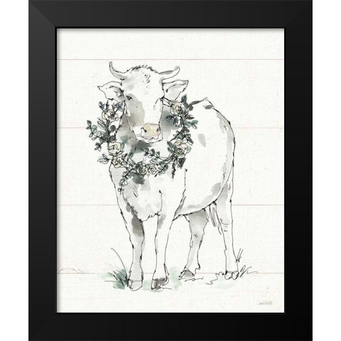 Modern Farmhouse X Black Modern Wood Framed Art Print by Tavoletti, Anne