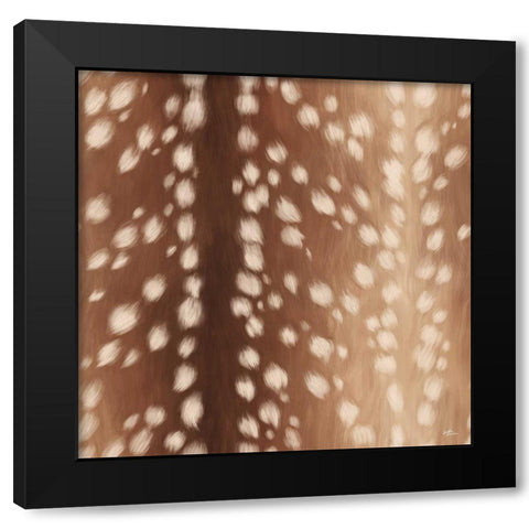 Sweet Fawn I Black Modern Wood Framed Art Print with Double Matting by Penner, Janelle
