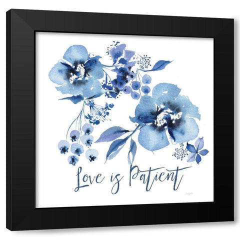Delft Delight II Patient Black Modern Wood Framed Art Print by Rice, Kristy