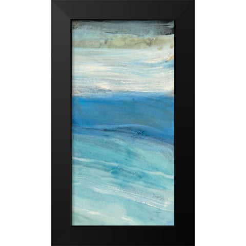 From the Shore IV Black Modern Wood Framed Art Print by Hristova, Albena