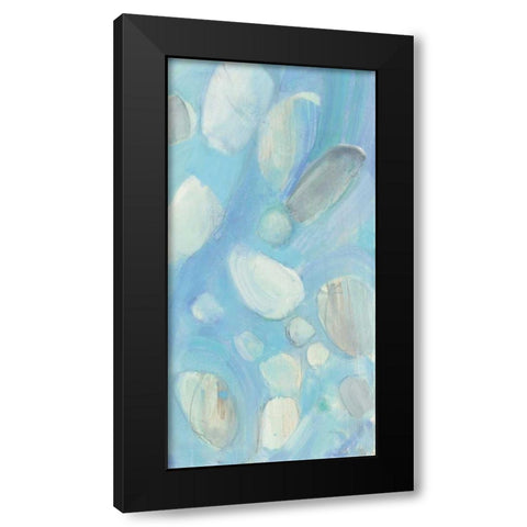 Running Water III Black Modern Wood Framed Art Print by Hristova, Albena