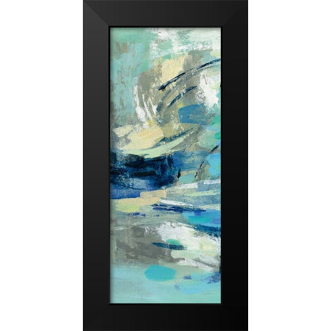 Unexpected Wave II Black Modern Wood Framed Art Print by Vassileva, Silvia