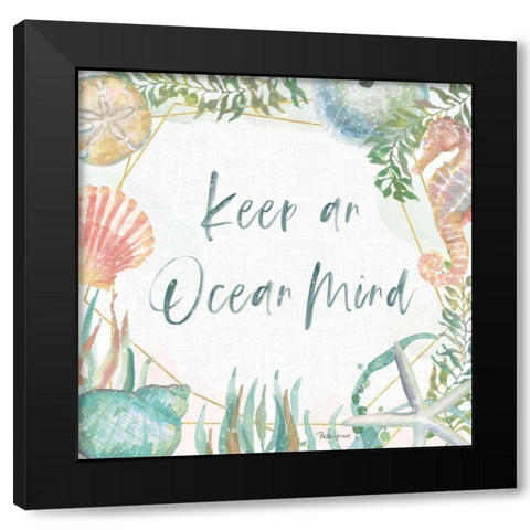 Watercolor Coast III Black Modern Wood Framed Art Print by Grove, Beth