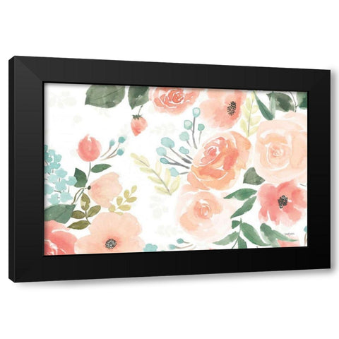 Blooming Delight III White Black Modern Wood Framed Art Print by Jackson, Jenaya