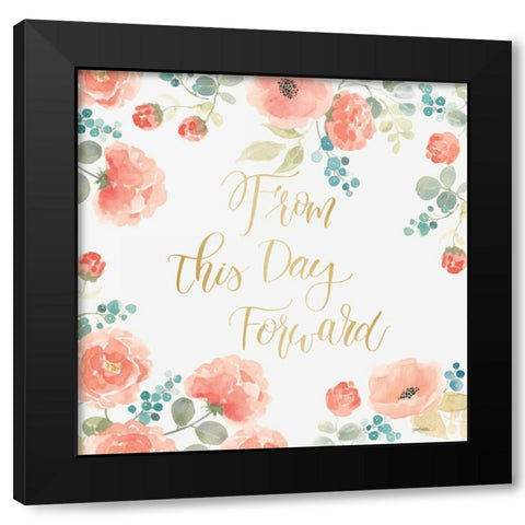 Blooming Delight IV White Black Modern Wood Framed Art Print by Jackson, Jenaya
