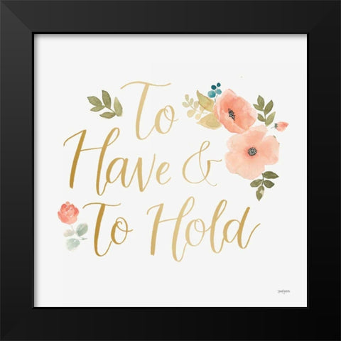 Blooming Delight VII White Black Modern Wood Framed Art Print by Jackson, Jenaya