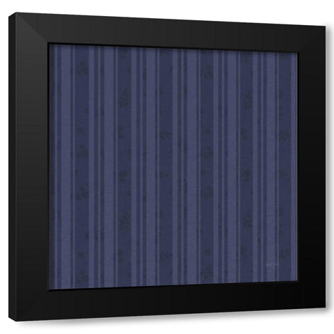 Blooming Delight Pattern IIB Black Modern Wood Framed Art Print with Double Matting by Jackson, Jenaya