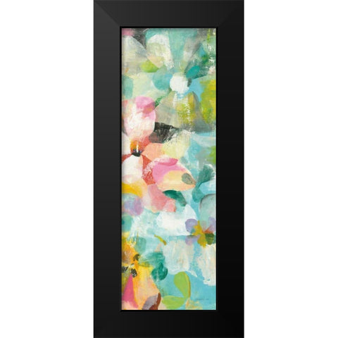 Happy Garden III Black Modern Wood Framed Art Print by Nai, Danhui