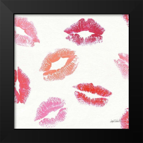 Chic Accents Pattern IIA Black Modern Wood Framed Art Print by Tavoletti, Anne