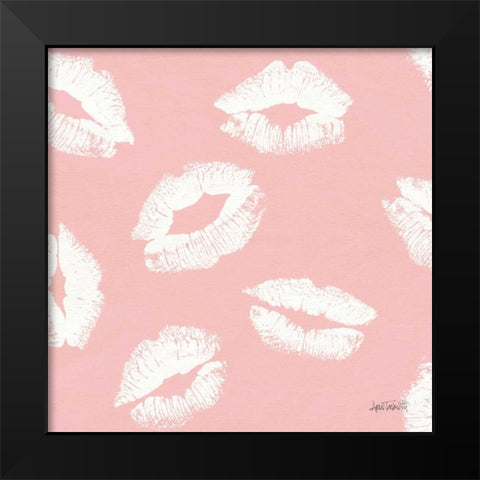Chic Accents Pattern IIB Black Modern Wood Framed Art Print by Tavoletti, Anne
