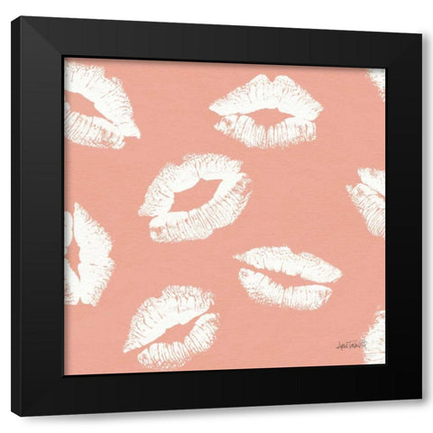 Chic Accents Pattern IIC Black Modern Wood Framed Art Print with Double Matting by Tavoletti, Anne