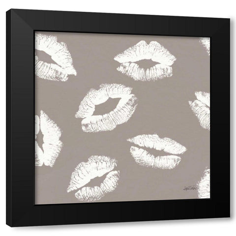 Chic Accents Pattern IIE Black Modern Wood Framed Art Print with Double Matting by Tavoletti, Anne