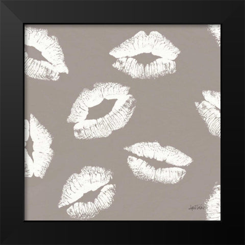 Chic Accents Pattern IIE Black Modern Wood Framed Art Print by Tavoletti, Anne