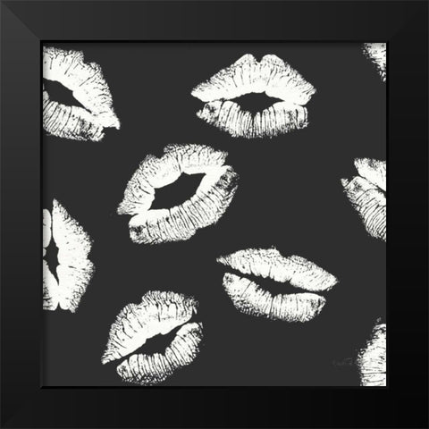 Chic Accents Pattern IIF Black Modern Wood Framed Art Print by Tavoletti, Anne