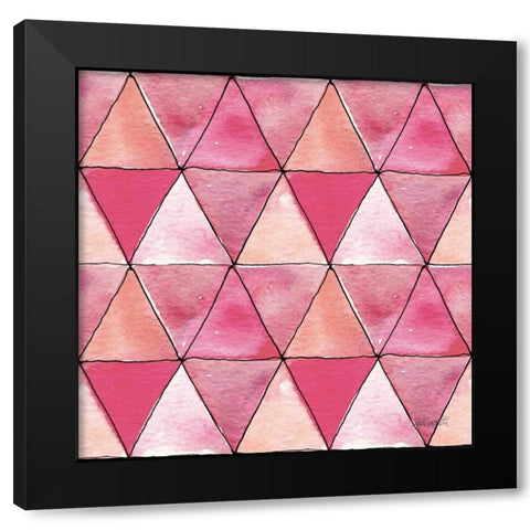 Chic Accents Pattern III Black Modern Wood Framed Art Print with Double Matting by Tavoletti, Anne
