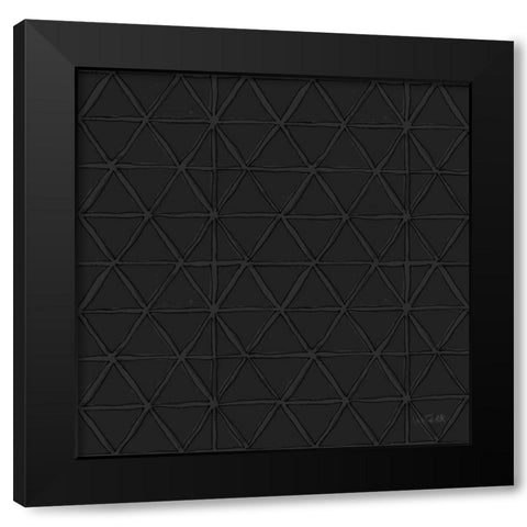 Chic Accents Pattern VF Black Modern Wood Framed Art Print with Double Matting by Tavoletti, Anne