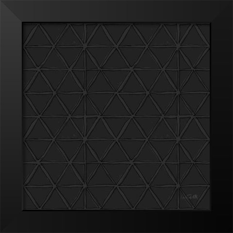 Chic Accents Pattern VF Black Modern Wood Framed Art Print by Tavoletti, Anne