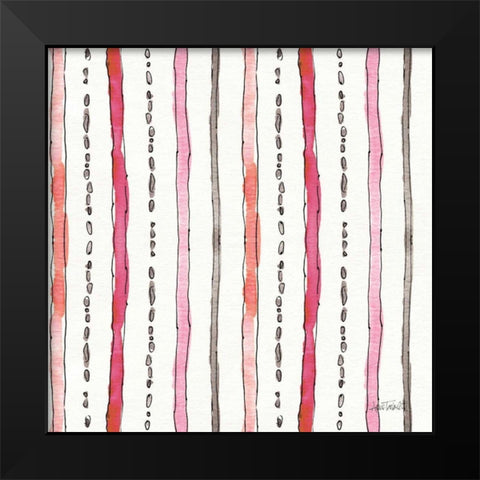 Chic Accents Pattern VI Black Modern Wood Framed Art Print by Tavoletti, Anne
