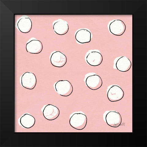 Chic Accents Pattern VIIB Black Modern Wood Framed Art Print by Tavoletti, Anne