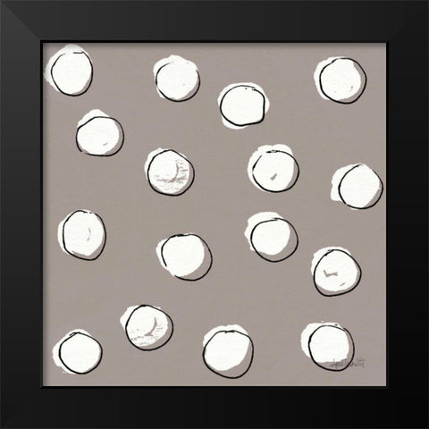 Chic Accents Pattern VIIE Black Modern Wood Framed Art Print by Tavoletti, Anne