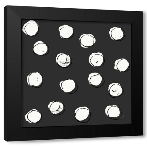 Chic Accents Pattern VIIF Black Modern Wood Framed Art Print with Double Matting by Tavoletti, Anne