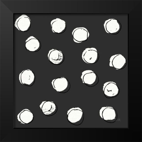 Chic Accents Pattern VIIF Black Modern Wood Framed Art Print by Tavoletti, Anne