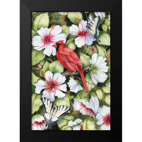 Watching Over You Black Modern Wood Framed Art Print by McKenna, Kathleen Parr