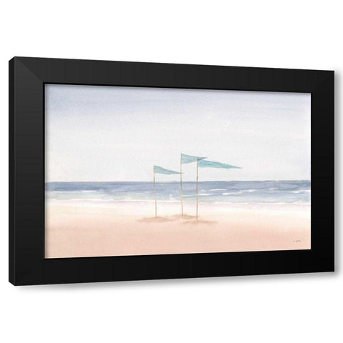 Salento Coast I Black Modern Wood Framed Art Print with Double Matting by Wiens, James