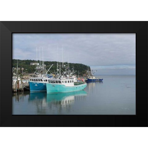 Bay of Fundy I Black Modern Wood Framed Art Print by Majchrowicz, Alan