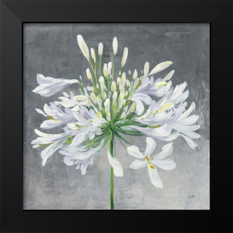 Cleome Splash I Black Modern Wood Framed Art Print by Purinton, Julia